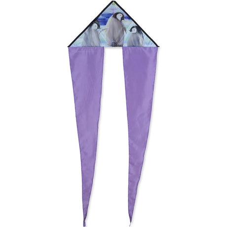 Zippy Flo-Tail Delta Kite - Penguins