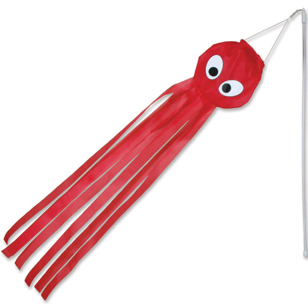 Wind Wand - Red Octopus (Set of 12 Pieces)