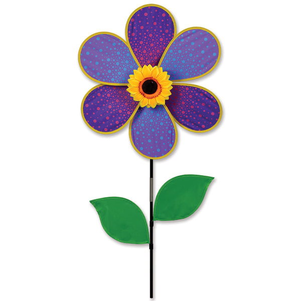 19 in. Purple Sunflower Spinner (Bold Innovations)