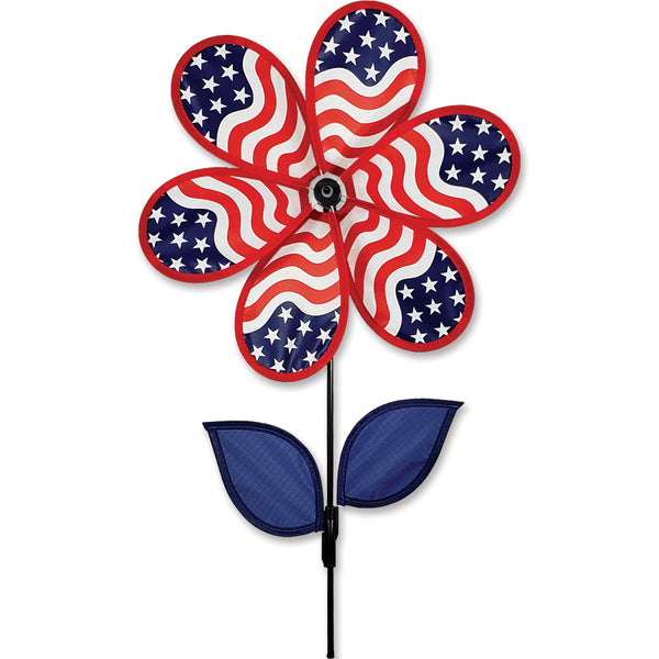 12 in. Flower Spinner - Patriotic