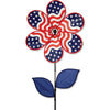 19 in. Flower Spinner - Patriotic