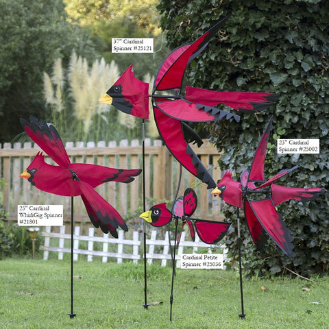 37 in.  North American Cardinal Spinner