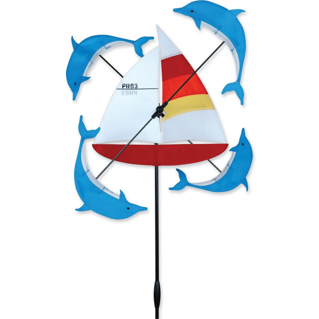 13 in. WhirliGig Spinner - Sailboat – Premier Kites & Designs