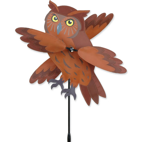 17 in. WhirliGig Spinner - Brown Owl