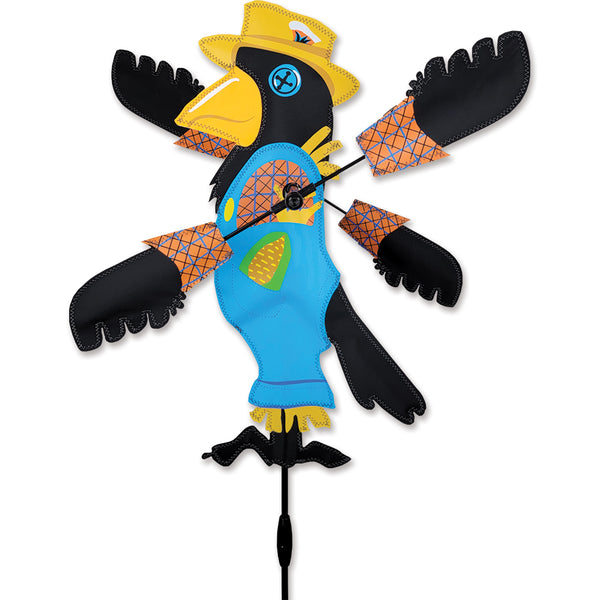 WhirliGig Spinner - Crow Scarecrow