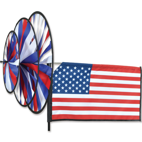 Triple Spinner - American Flag