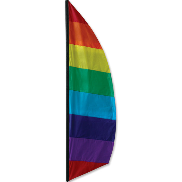 8.5 ft. Feather Banner - Rainbow