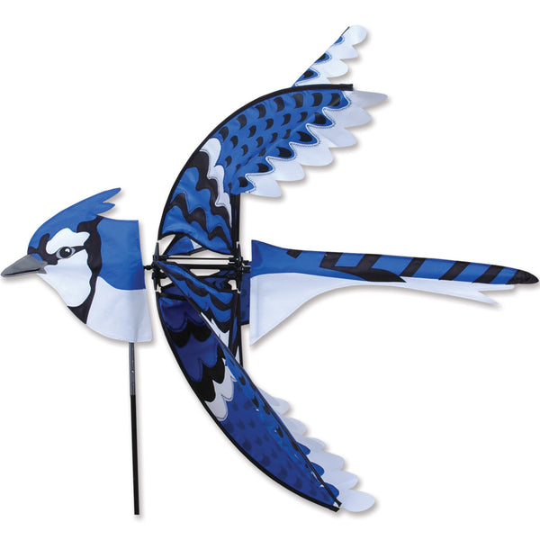 35 in. Flying Eastern Blue Jay Spinner