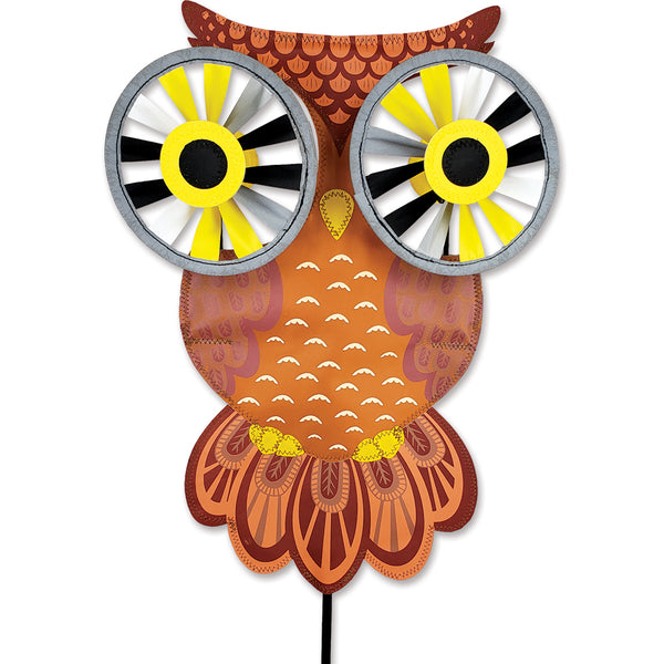 Small Night Owl Reflective Eyes Spinner