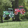 24 in. Modern Tractor  Spinner - Red