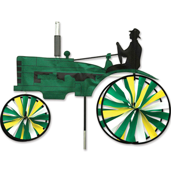 29 in. Old Tractor Spinner - Green
