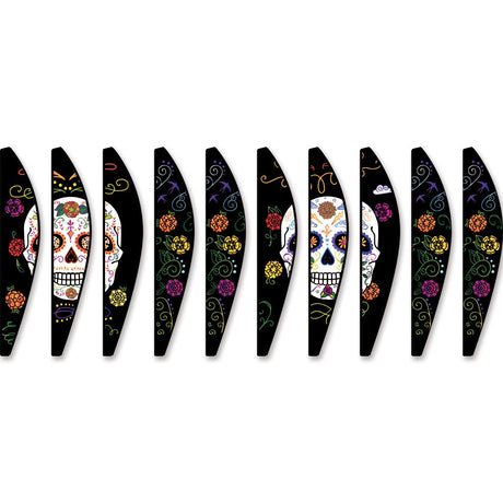 22 in. Hot Air Balloon - Day of the Dead Black