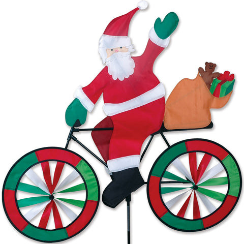 30 in. Bike Spinner - Santa
