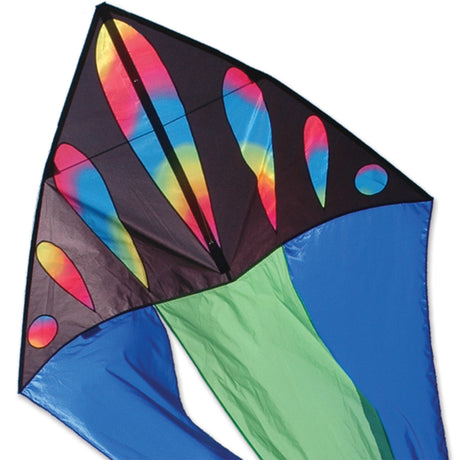 56 in. Flo-tail Delta Kite - Wavy Bullets