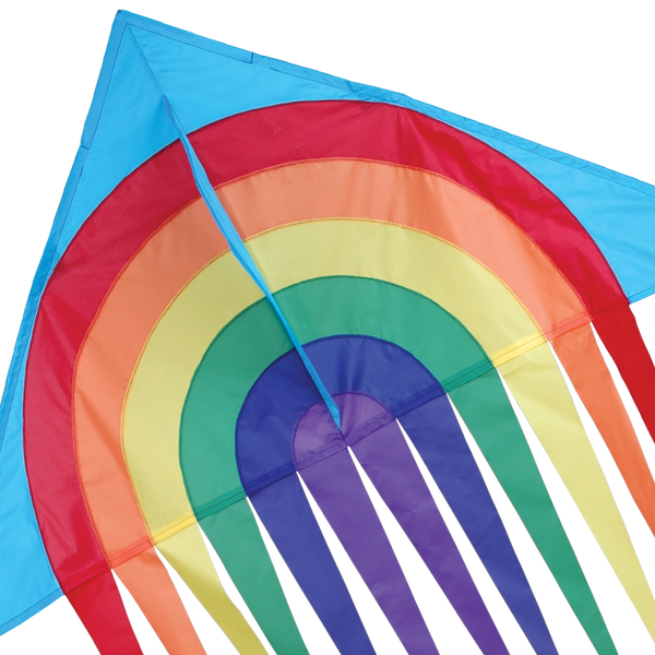 56 in. Stream Delta Kite - Rainbow