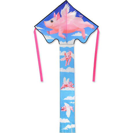 Large Easy Flyer Kite - When Pigs Fly