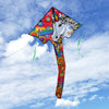 Large Easy Flyer Kite - Unicorn Flowers