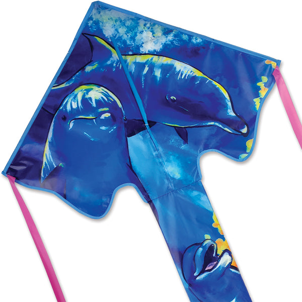 Large Easy Flyer Kite - Dolphin