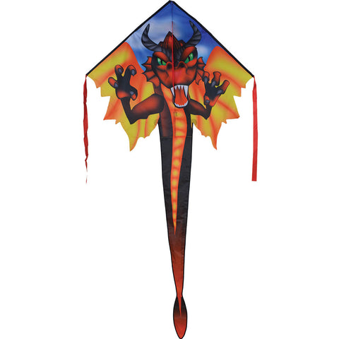Large Easy Flyer Kite - Red Dragon