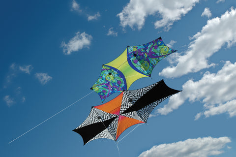 Genki Kite - Orange Op-Art