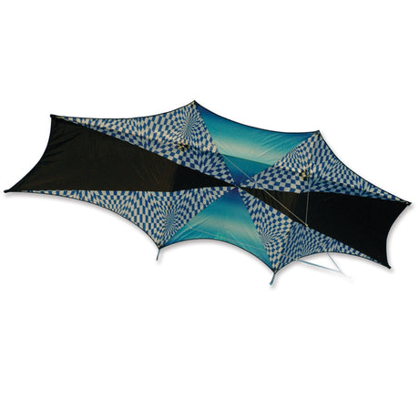Genki Kite - Blue Op-Art