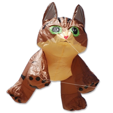 4 ft. Brown Tabby Kitten Line Device for Kites