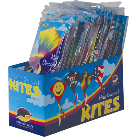Mini Diamond Assorted Pack of 24 Kites