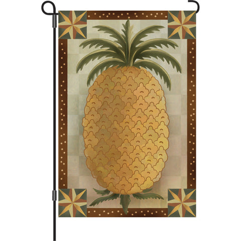12 in. Flag - Primitive Pineapple
