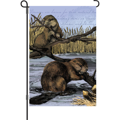 12 in. Flag - Busy Beavers