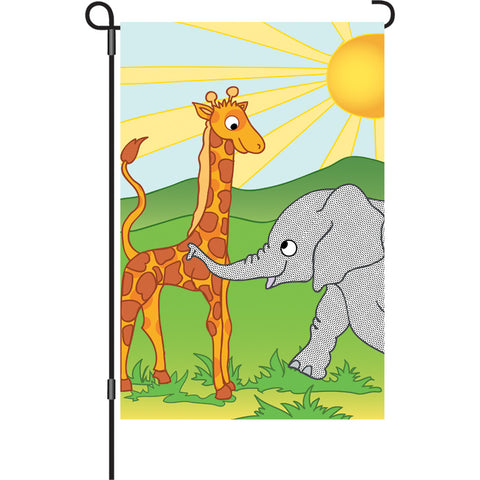 12 in. Flag - Zoo Pals