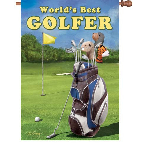 28 in. Flag - Best Golfer