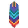 SoundWinds David Ti Goddess Earring Hanging Banner - Blue