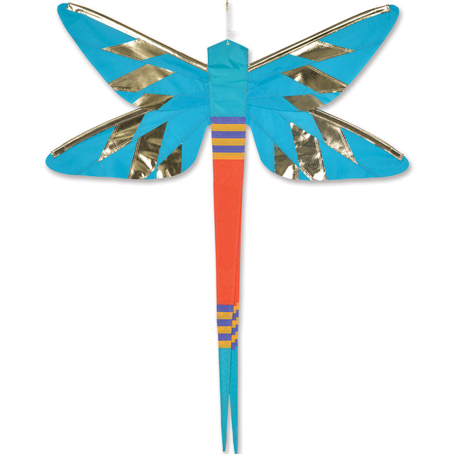 SoundWinds David Ti Damselfly Hanging Banner - Blue