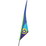 SoundWinds Spiral Recumbent Bike Flag - Blue
