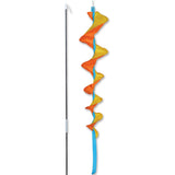 SoundWinds David Ti Medium Fusilli Spinning Bike Windsock - Yellow