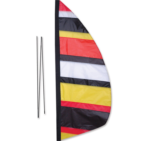 3.5 ft. Recumbent Bike Feather Banner - Nautica