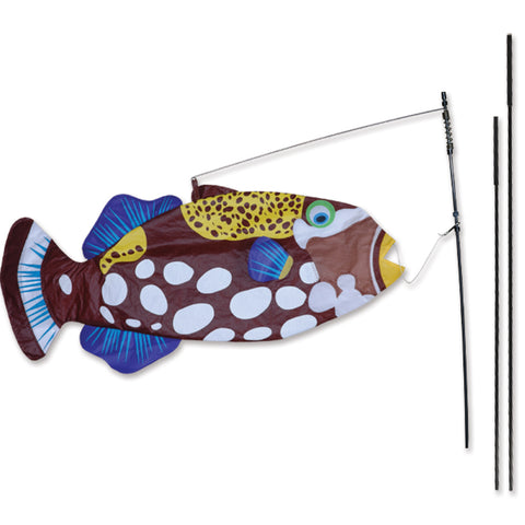 Swimming Fish Recumbent Bike Flag - Clown Trigger