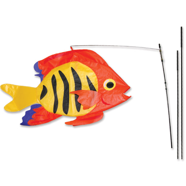 Swimming Fish Recumbent Bike Flag - Flame Fish