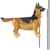 Windicator Recumbent Bike Flag - German Shepherd