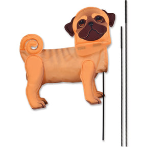 Windicator Recumbent Bike Flag - Pug