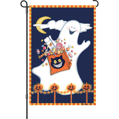 12 in. Flag - Candy Ghost