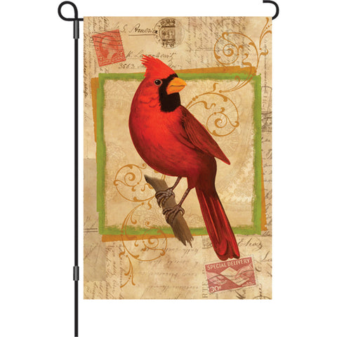 12 in. Flag - Happy Cardinal