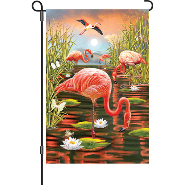 12 in. Flag - Flamingo Sunset