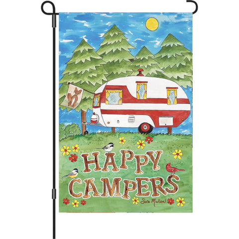 12 in. Flag - Camping Fun