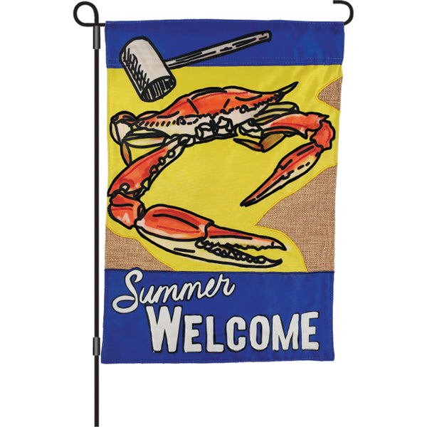 12 in. Flag - Summer Welcome