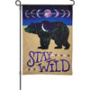 12 in. Burlap Flag - Stay Wild