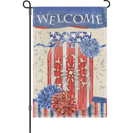 12 in. Flag - 4th of July Jar