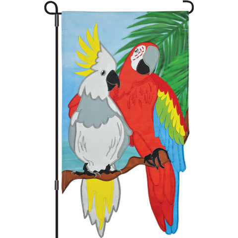 13 in. Flag - Tropical Friends