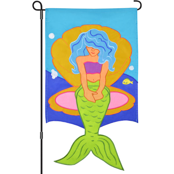 13 in. Flag - Mermaid Throne