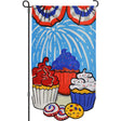 13 in. Flag - Patriotic Cupcake